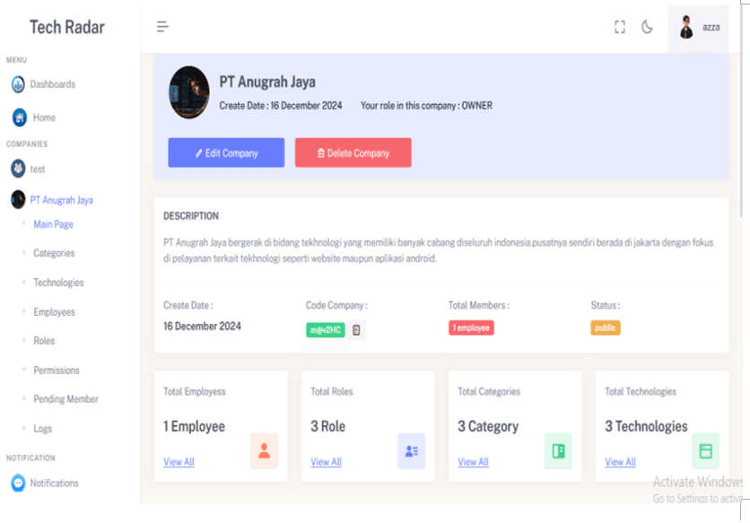 Tech Radar screenshot 3
