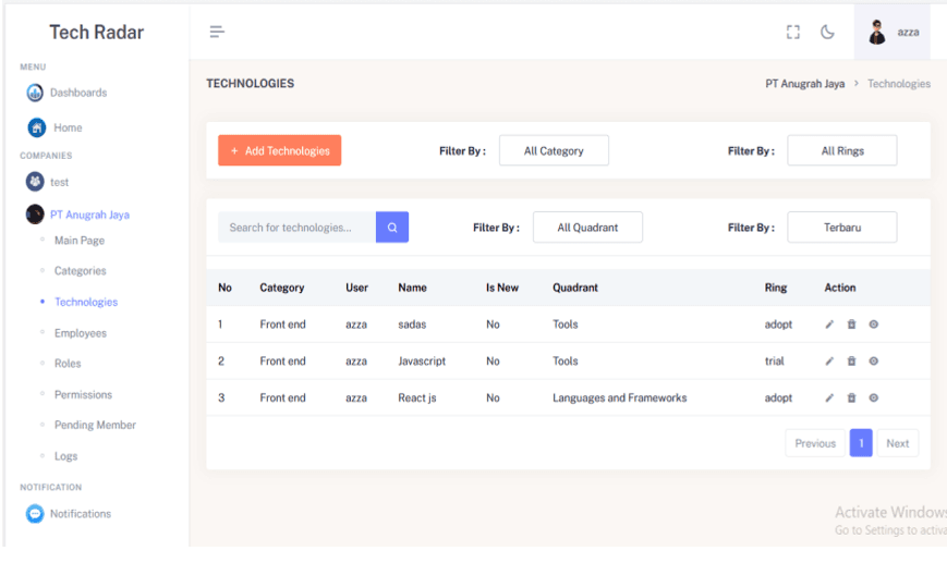 Tech Radar screenshot 5